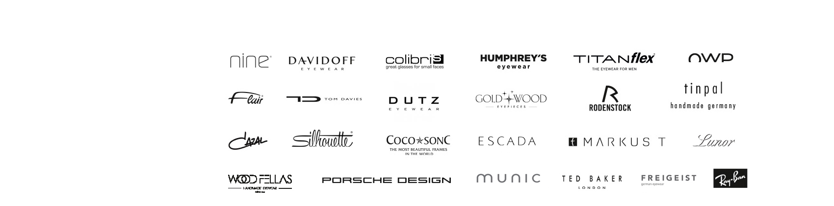 Unsere Brillenmarken