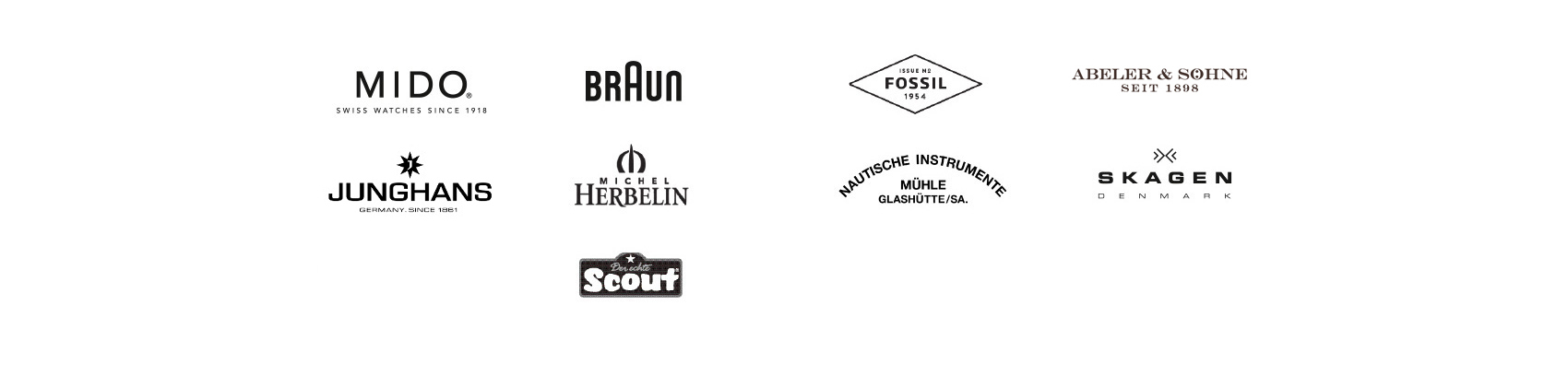 Unsere Uhrenmarken