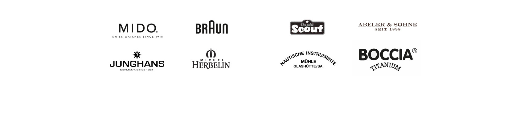 Unsere Uhrenmarken
